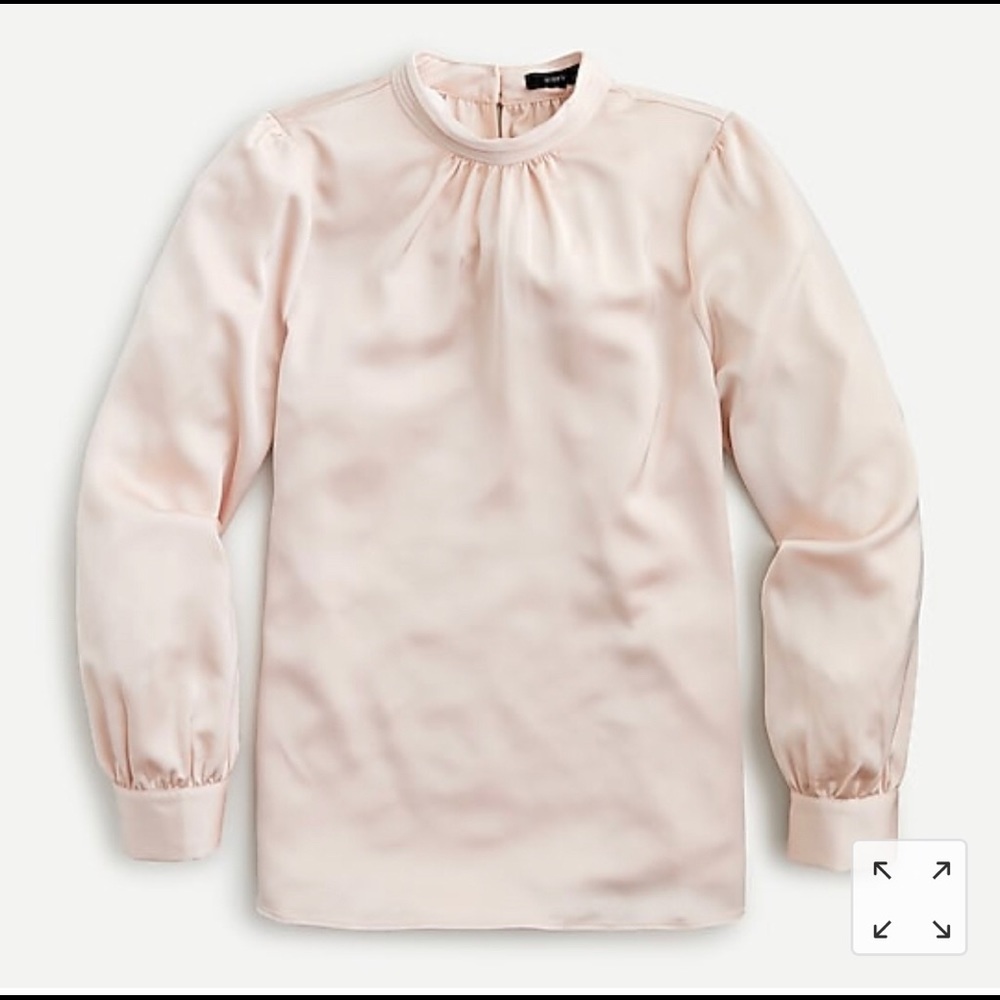 NWT J Crew Mockneck Blouse